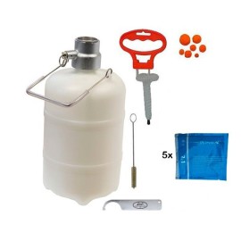 Kit de limpieza tipo S con cabeza inox - Todocerveza