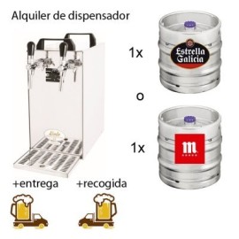 Alquiler de grifo de cerveza en Cantabria + 1 barril de Estrella Galicia 30l + entrega y recogida... - Todocerveza